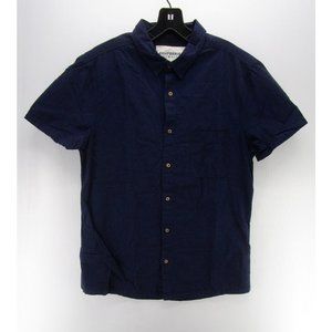 California Cowboy Shirt Large Button UP Zip Pocket Outdoor Hiking Camp